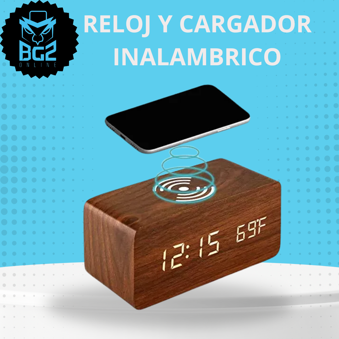 Miniatura 2 de RELOJ DESPERTADOR Y CARGADOR INALAMBRICO